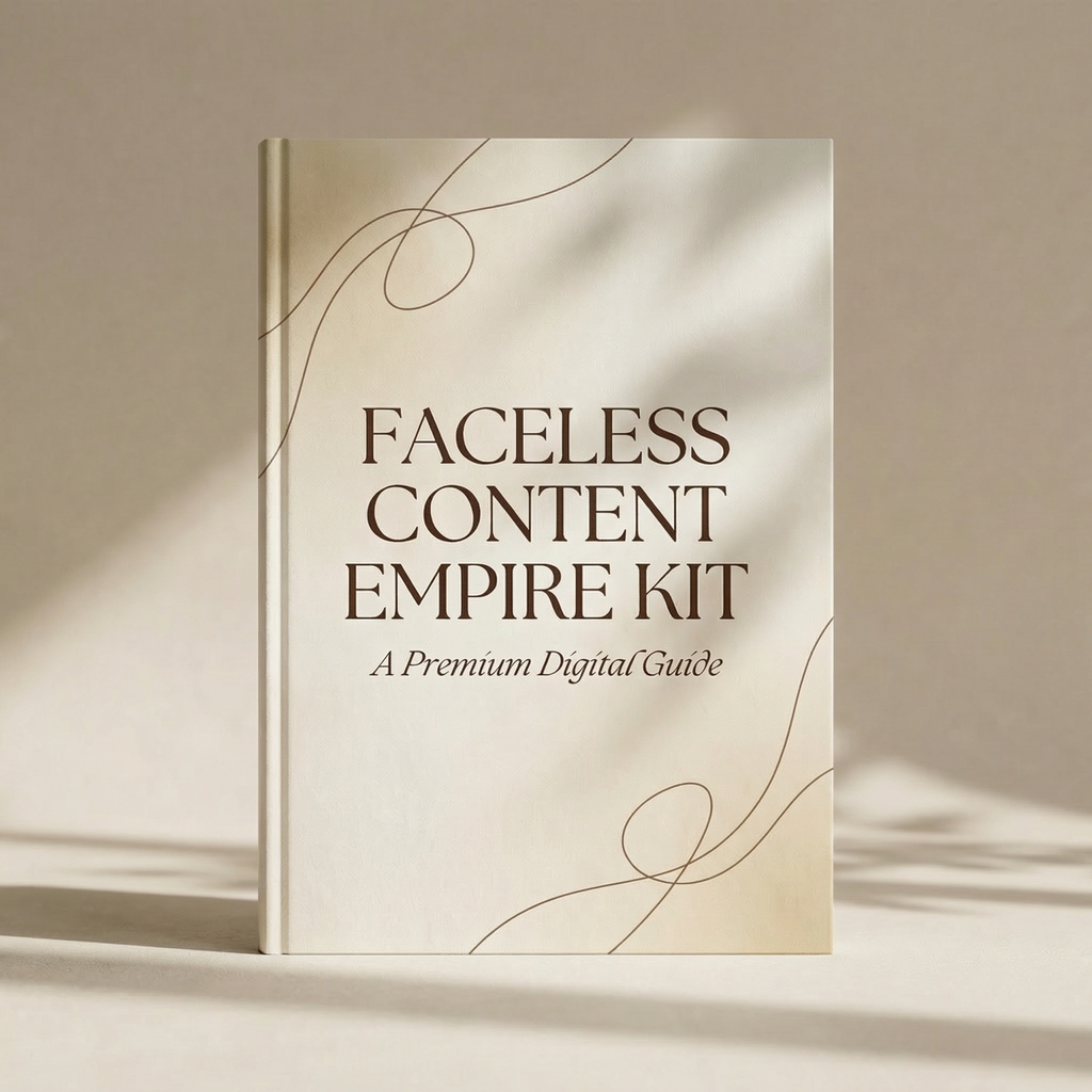 Faceless Content Empire Kit™  Build a Profitable Online Brand Without Showing Your Face | Digital Product System + Scripts + Templates