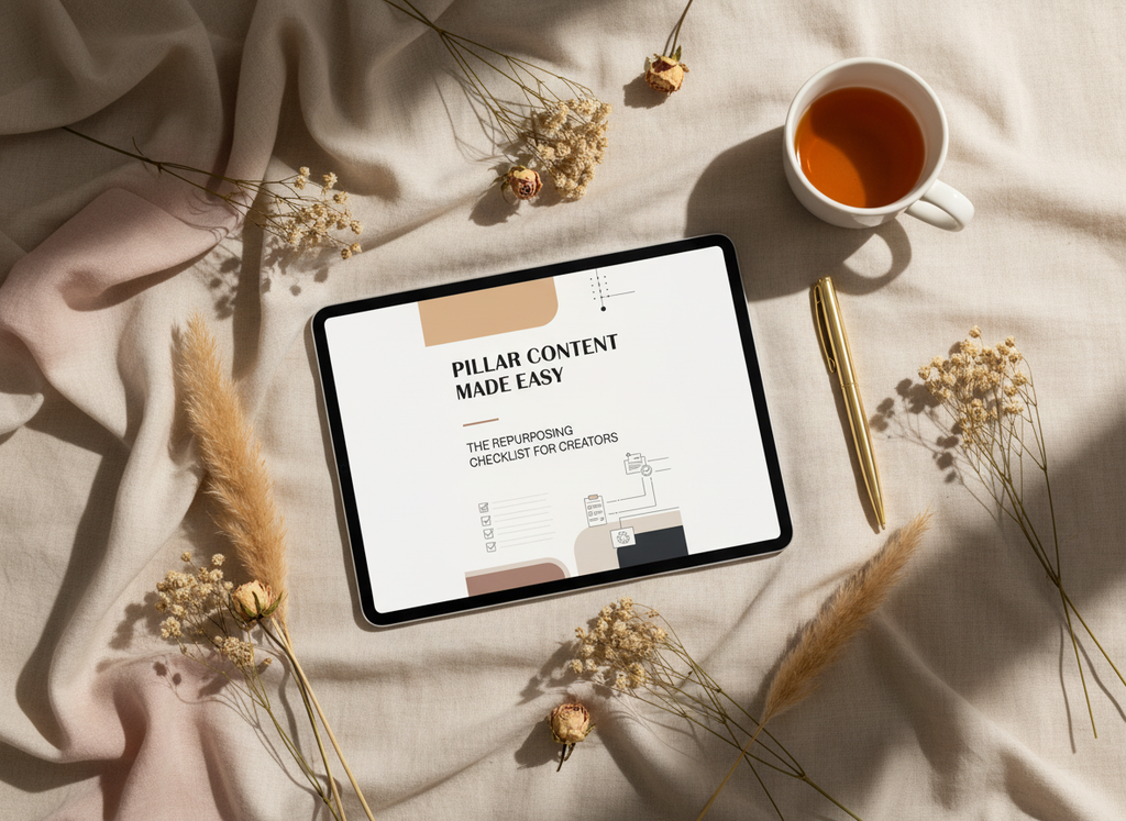 Pillar Content Made Easy: The Repurposing Checklist for Creators