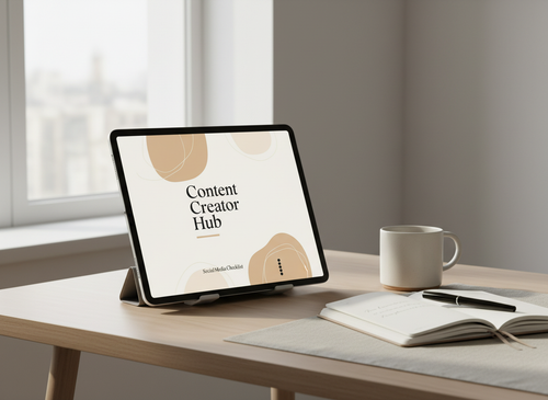 Content Creator Hub™ – The All-In-One Notion Workspace for Creators