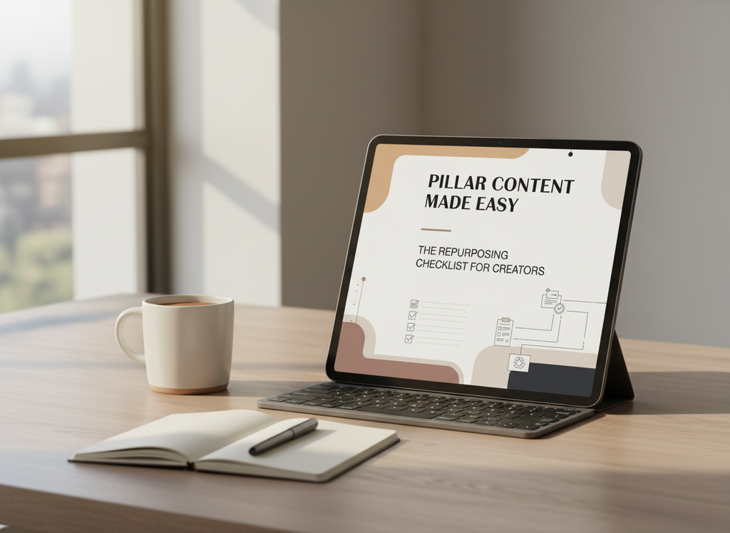 Pillar Content Made Easy: The Repurposing Checklist for Creators