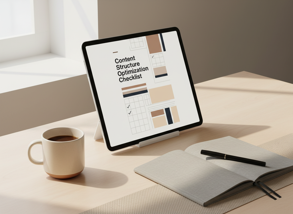 Content Structure Optimization Checklist – Create Clear, SEO-Friendly Content That Ranks