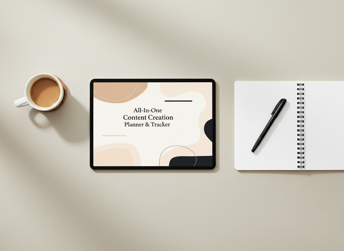 All-In-One Content Creation Planner & Tracker