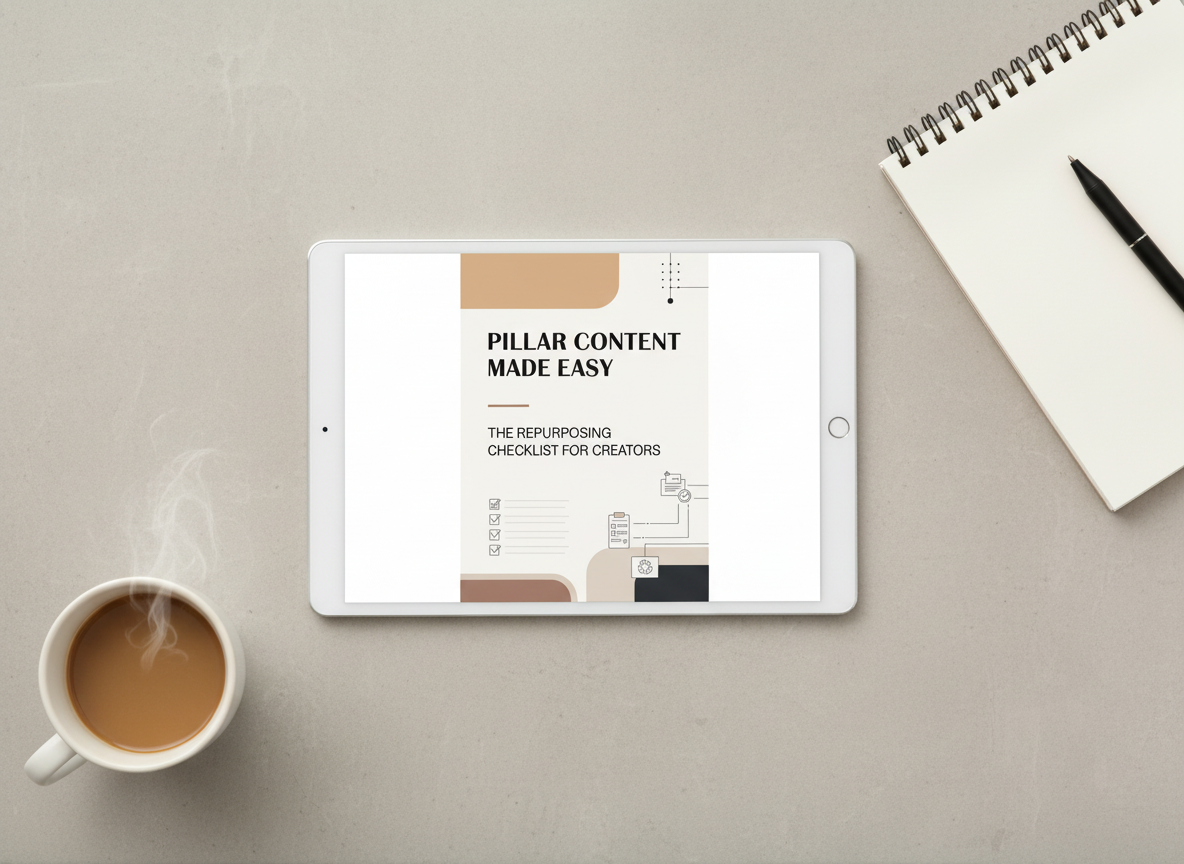 Pillar Content Made Easy: The Repurposing Checklist for Creators
