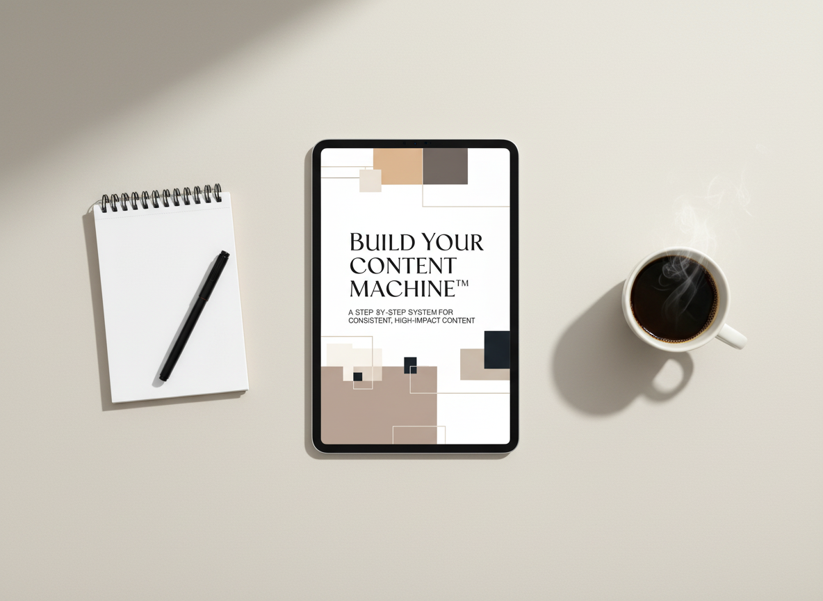 Build Your Content Machine™ – A Step-by-Step System for Consistent, High-Impact Content