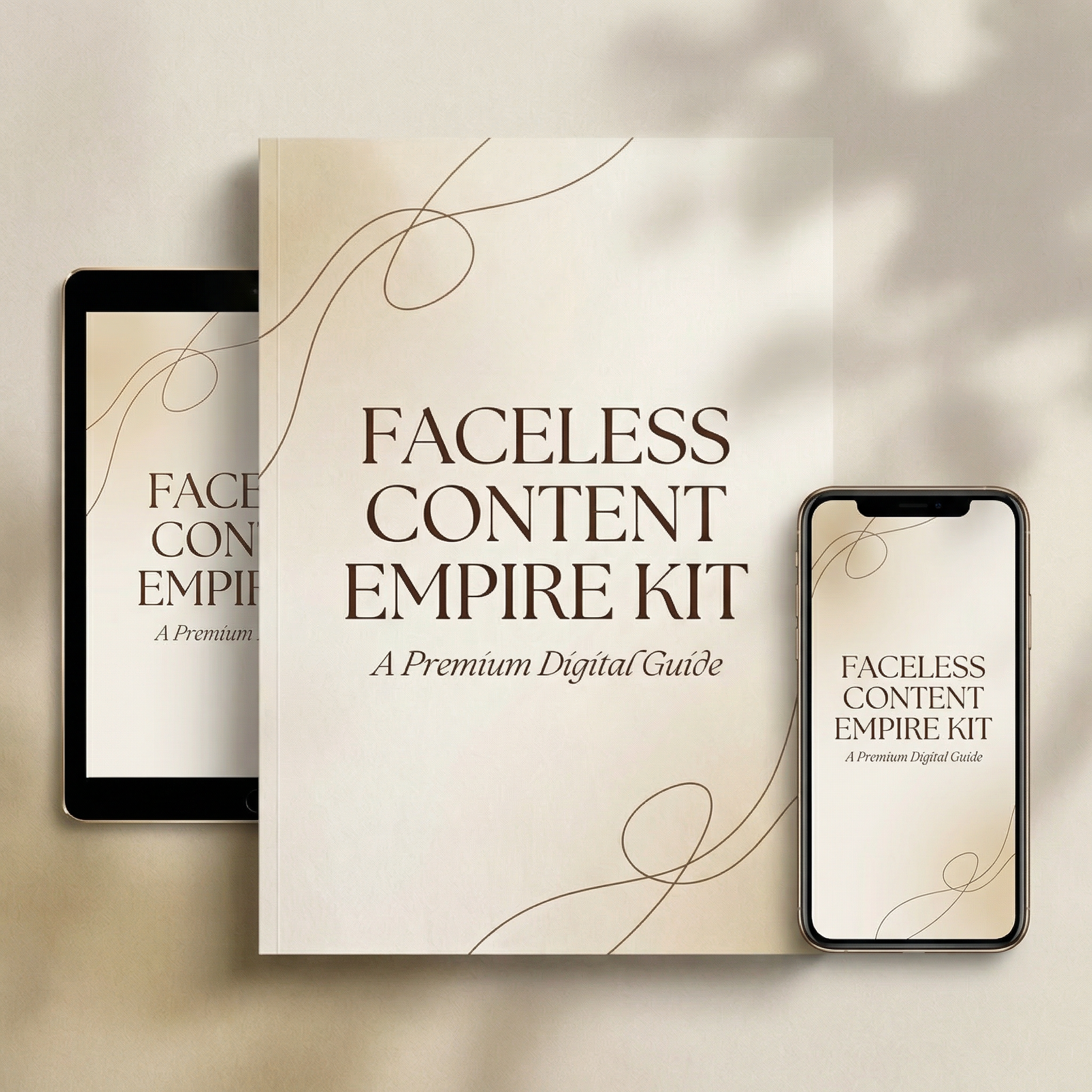 Faceless Content Empire Kit™  Build a Profitable Online Brand Without Showing Your Face | Digital Product System + Scripts + Templates