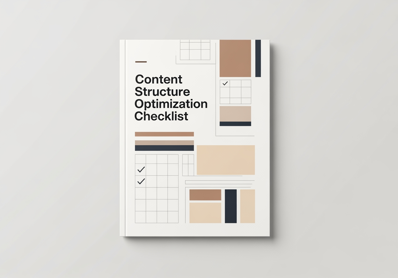 Content Structure Optimization Checklist – Create Clear, SEO-Friendly Content That Ranks