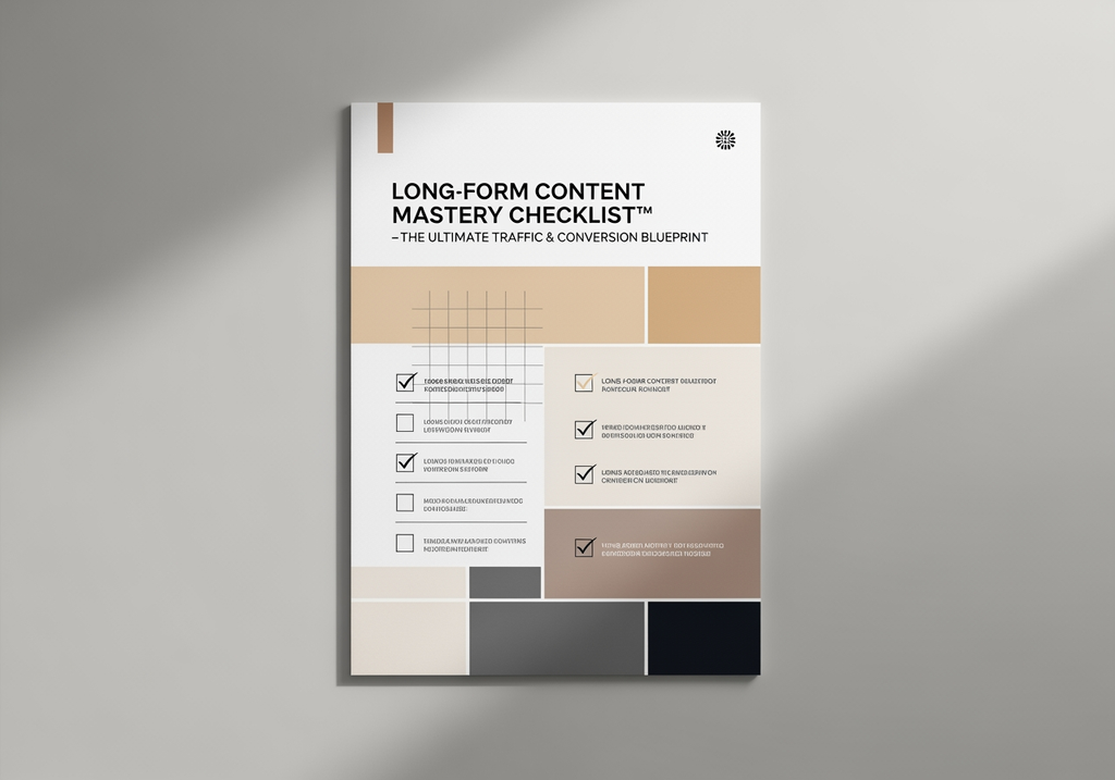 Long-Form Content Mastery Checklist™ – The Ultimate Traffic & Conversion Blueprint