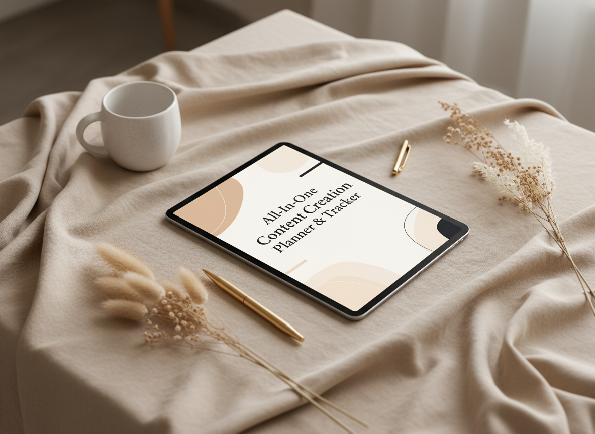 All-In-One Content Creation Planner & Tracker
